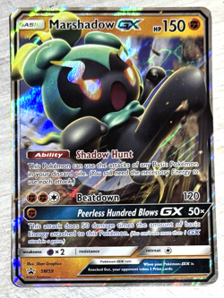Marshadow GX - Pokemon - SM59 Black Star Promo Holo Card NM - Image 1