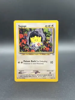 Pokemon TCG Togepi Neo Genesis Unlimited Uncommon Card 51/111 Regular - Image 1