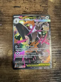 ENGLISH Mega Lopunny EX SIR 128/094 Phantasmal Flames NEAR MINT Pokemon Card - Image 1