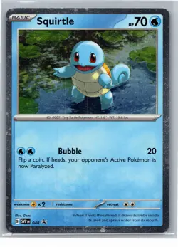 Squirtle - (Cosmos Holo) Promo SV: Scarlet & Violet Promo Cards 048 NM - Image 1