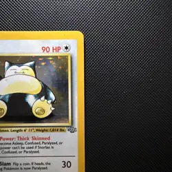 Pokemon TCG Snorlax 11/64 Holo Rare WOTC Jungle Unlimited Card - Image 3