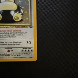 Pokemon TCG Snorlax 11/64 Holo Rare WOTC Jungle Unlimited Card - Image 4