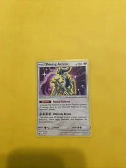 Pokemon Shining Arceus Legends Card 57/73 SM Shiny Holo Rare Mp - Image 1