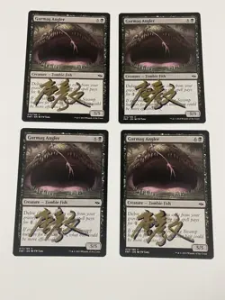 4x Gurmag Angler Fate Reforged Regular Shadow Signed By The Artist - Image 1