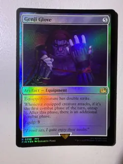 MTG Genji Glove (Foil) Final Fantasy 258 FFVI FF6 NM - Image 1