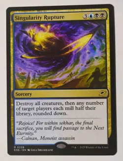 Singularity Rupture MTG, Edge of Eternities, Rare, NM - Image 1