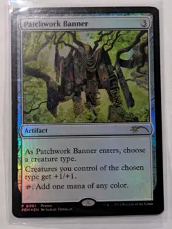 Patchwork Banner Media Promo Foil - MTG RARE - Image 1