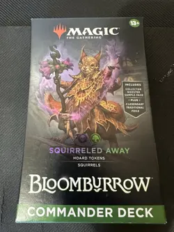 Sealed Magic the Gathering Bloomburrow Commander Deck Squirreled Away MTG (ENG) - Image 1