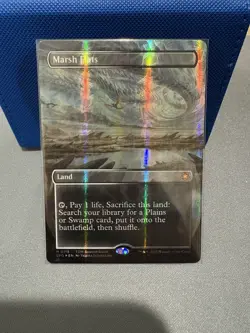 Marsh Flats (Borderless) (Dragonscale Foil) Special Guests Foil - Image 1