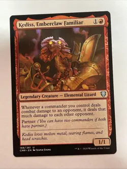 Kediss, Emberclaw Familiar Commander Legends #188 Uncommon - Image 1