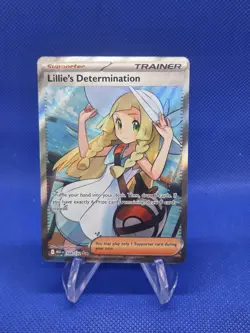 Pokemon Mega Evolution Lillie’s Determination 169/132 Full Art Trainer NM - Image 1