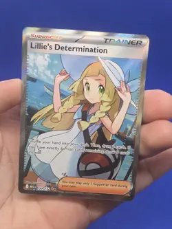 Pokemon Mega Evolution Lillie’s Determination 169/132 Full Art Trainer NM - Image 2