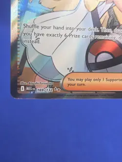 Pokemon Mega Evolution Lillie’s Determination 169/132 Full Art Trainer NM - Image 5