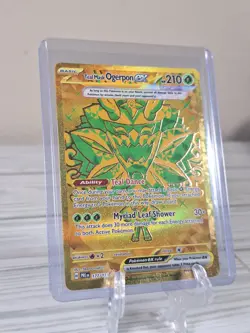 Pokemon: Prismatic Evolutions - Teal Mask Ogerpon EX #177/131 Gold Hyper Rare - Image 2