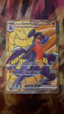 Pokemon TCG Garchomp EX #204 Black Star Promo Holo Rare Cynthia's - Image 1