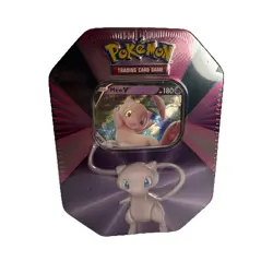 Pokemon TCG Mew V Forces Tin - New & Factory Sealed - 4 packs + Holo Promo 820650808401 - Image 1