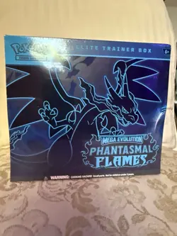 Pokemon Mega Evolution Phantasmal Flames ETB Sealed Pokemon Elite Trainer Box ?? - Image 1