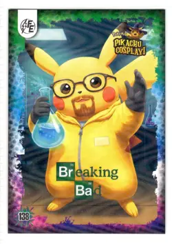 Breaking Bad (Pikachu) #138 - Wave Holo - Electric Pikachu Cosplay - Pokemon - Image 1