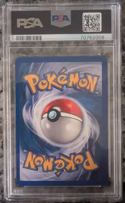 2004 Pokemon ex Hidden Legends Dark Celebi Holo PSA 8 - Image 2