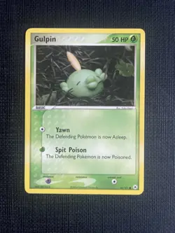 Pokemon TCG Gulpin EX Hidden Legends 62/101 Regular Common NM+ - Image 1