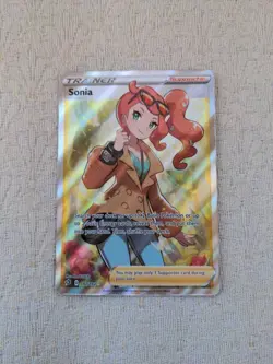 Sonia 192/192 NM Full Art Ultra Rare Sword&Shield Rebel Clash Pokemon TCG - Image 1