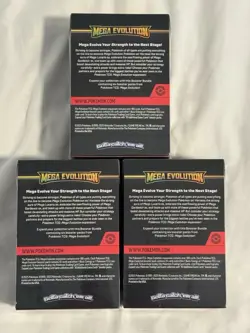 Pokemon TCG Mega Evolution Booster Bundle Lot Of 3 Sealed - 18 Packs - Image 2