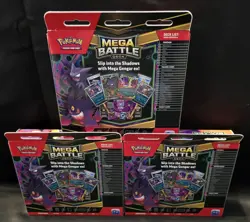 *IN HAND* Pokemon TCG Mega Battle Deck (Mega Gengar ex) Factory Sealed Lot of 3! - Image 2