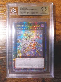 Yu-Gi-Oh Dragon Master Lords ALIN-EN000 BGS 9.5 GEM MINT QUARTER CENTURY PSA 10 - Image 5