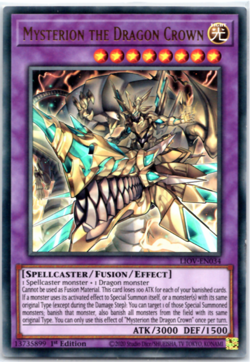 Mysterion the Dragon Crown - LIOV-EN034 - Ultra Rare - 1st Edition - Yugioh - Image 1