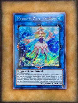 Yugioh Marincess Coral Anemone RIRA-EN041 Secret Rare NM - Image 1