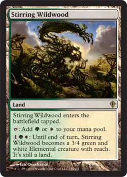 MTG - Stirring Wildwood - Worldwake - Light Play - Normal - Image 1