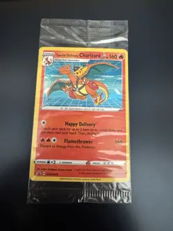 2020 Pokemon Special Delivery Charizard SWSH075 Holo SWSH Promo Cards (SEALED) - Image 1