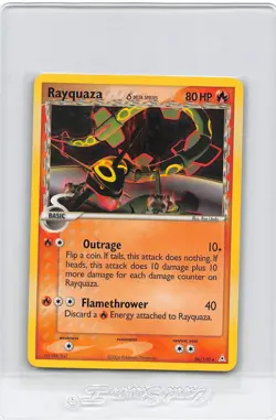 Rayquaza 26/110 - Non Holo Rare - EX Holon Phantoms - 2006 POKEMON CARD - NM - Image 1