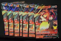 Pokemon TCG Jumbo Promo Card Set 7x Lance's Charizard V & 7x Dark Sylveon V - Image 2