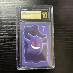 💥2022 Pokemon Playing Cards Korean GENGAR Paper Safari #7 CGC 10 PRISTINE💥 - Image 1