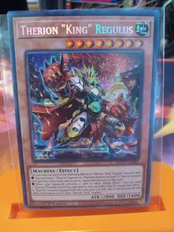 Therion King Regulus MP23-EN063 Secret Rare 1st Edition Yu-Gi-Oh Card - Image 1