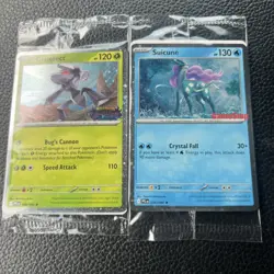 Suicune GameStop Stamped Promo Card 026/094 & Genesect Bestbuy Promo - Image 1