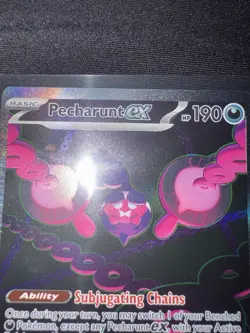 Pokemon Galvantula EX Holo Card 168/142 Stellar Crown Special Illustration Rare - Image 3