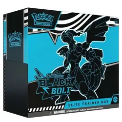 Pokemon TCG Black Bolt Elite Trainer Box ETB (9 Card Packs) In Hand, Free Ship - Image 1