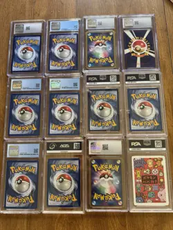 (12 Card Lot) Pokemon Graded 1st ED E-Reader Vintage CGC PSA AGS ($300 Value) - Image 2