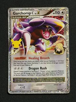 Garchomp C LV.X 145/147 Celebrations Classic Collection Holo Pokemon Card - Image 1