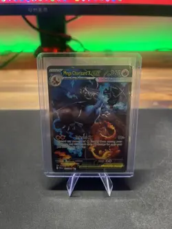 Mega Charizard X ex 125/094 SIR Phantasmal Flames Pokemon Card PSA 10 CONTENDER! - Image 1