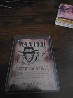 One Piece TCG - Portgas.D.Ace - Wanted Poster - (Error Card) - OP13 - Image 1