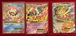 Pokemon TCG 3 Card Lot of MEGA EX Pokemon Cards - NM Pokemon Cards TCG - Image 1