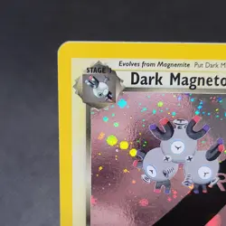 Pokemon TCG Card English Team Rocket Dark Magneton 11/82 Holo Rare - Image 2