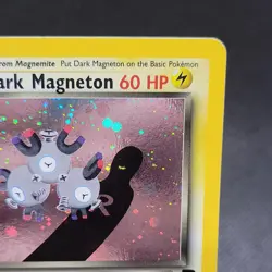Pokemon TCG Card English Team Rocket Dark Magneton 11/82 Holo Rare - Image 3
