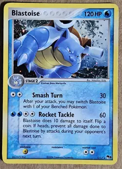 Blastoise POP Series 3 HOLO Pokemon Card 2006 Rare 1/17 - Image 1