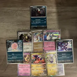 Pokemon TCG - S&V Black Star Promo 9 Card Lot Lot - Great For Master Sets - Image 1