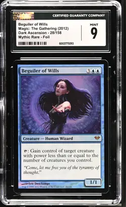 BEGUILER OF WILLS Dark Ascension Foil Mythic CGC 9 Mint MTG [Nostalgium] - Image 1