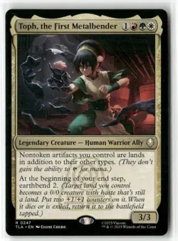 Toph, The First Metal Bender Avatar The Last Airbender MTG Magic NM Regular - Image 1